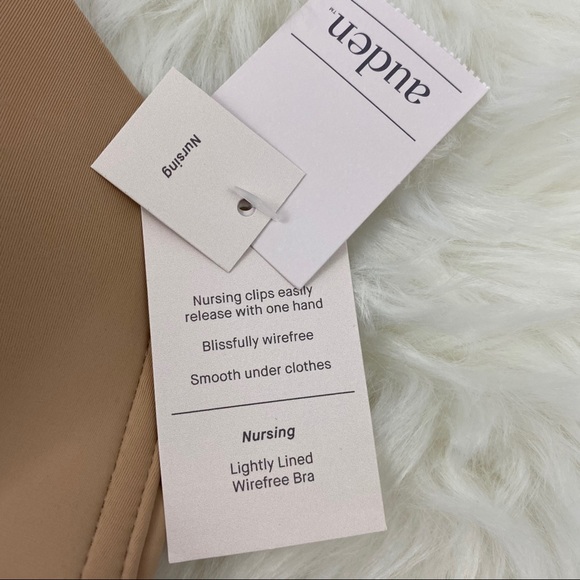 Auden Nude Molded Cup Wirefree Nursing Bra 34D - Picture 10 of 11